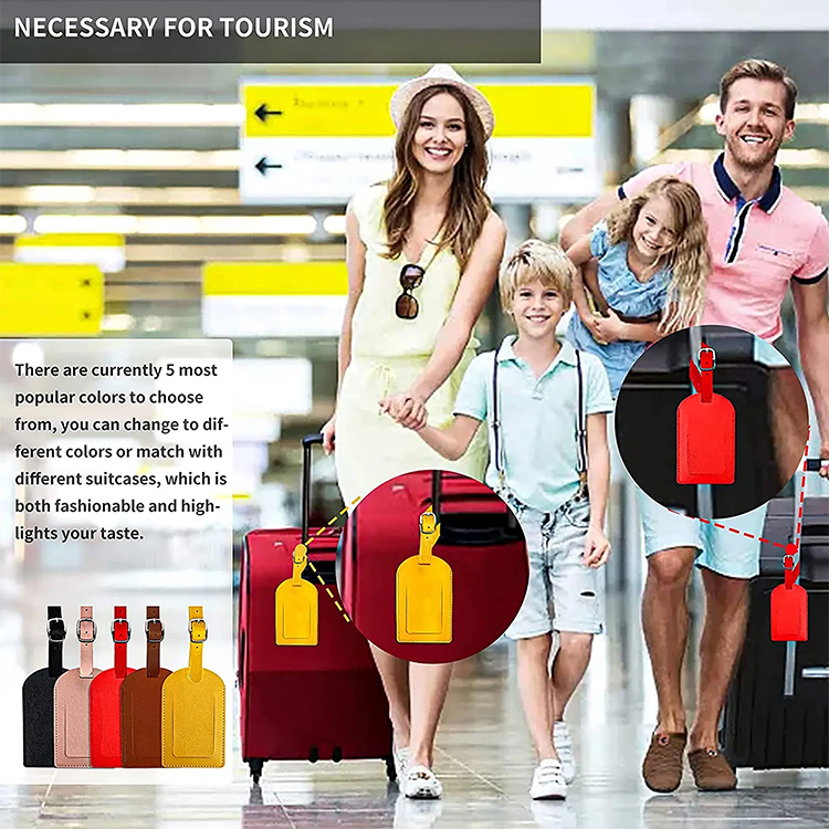 custom leather luggage tag Dixianbags